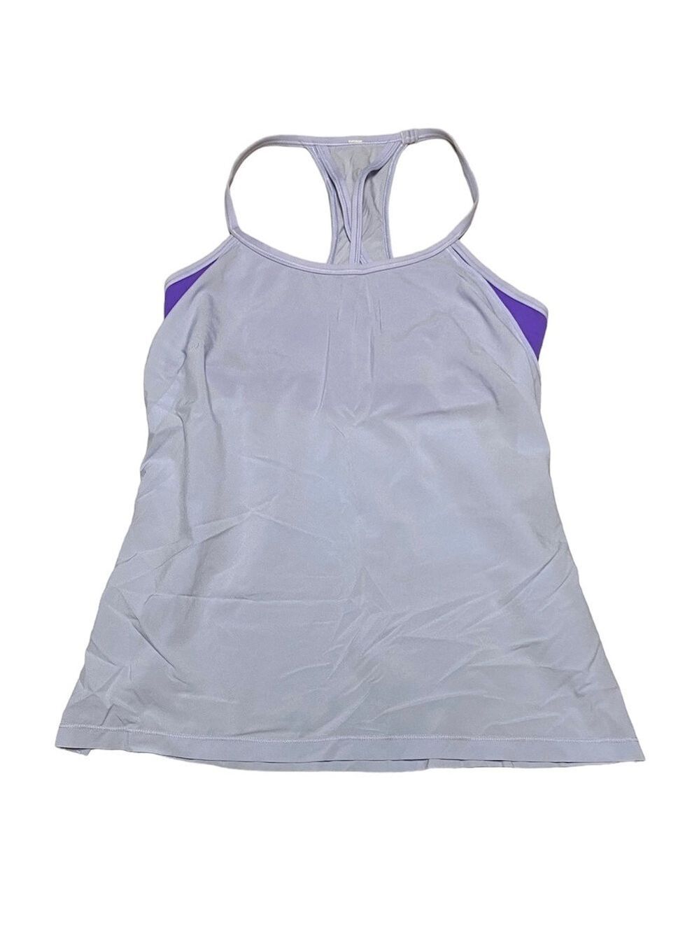 Lululemon 2 in 1 Tank top lavender purple Size 8